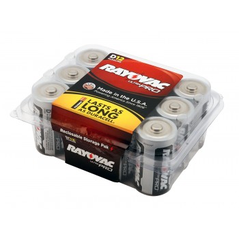 RAY ALD12PPJ  Ultra Pro D-CELL Alkaline Batteries 12 Per Pack