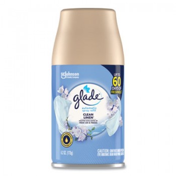 SJN 333455 Automatic Air Freshener 6.2 oz Clean Linen 6 Per Case