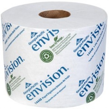 GPC 1444801 1 Ply Toilet Tissue 1500 Sheets 3.950 Inch x 4.050 Inch 48 Rolls Per Case