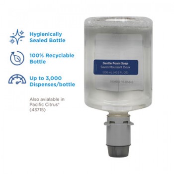GPC 43714 Pacific Blue Ultra Foam Soap Manual Dispenser Fragrance Free 4-1200mL Per Case GPC 43714 Pacific Blue Ultra Foam Soap Manual Dispenser Fragrance Free 4-1200mL Per Case