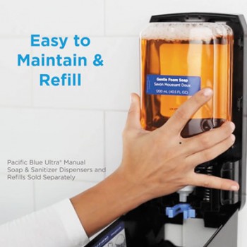 GPC 43714 Pacific Blue Ultra Foam Soap Manual Dispenser Fragrance Free 4-1200mL Per Case GPC 43714 Pacific Blue Ultra Foam Soap Manual Dispenser Fragrance Free 4-1200mL Per Case