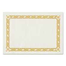 CSM 04150 9.5 x 13.5 Greek Key Placemats 1000 Per Case