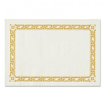 CSM 04150 9.5 x 13.5 Greek Key Placemats 1000 Per Case