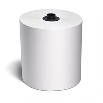 KSP 1169 Embassy Hardwound White Dispenser Roll Towel (TITAN) 8 Inch x 1000 Feet 6 Rolls Per Case