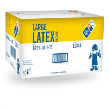 Safety Zone GRDRMD1T Medium Powdered Latex Gloves 100 Per Box