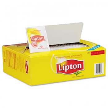 LIP 291 Tea Bags Lipton Regular 100 Per Box