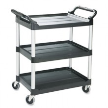 RCP 342488PM Service Cart w/4 Inch Casters Platinum Per Each