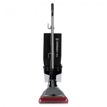 EUR SC689B  Commercial Lightweight Bagless Upright Vacuum Lightweight at 14lb Gray/Red Per Each