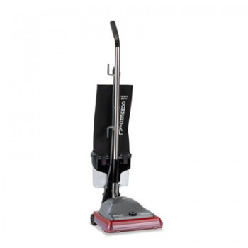 EUR SC689B  Commercial Lightweight Bagless Upright Vacuum Lightweight at 14lb Gray/Red Per Each