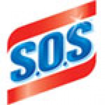 CLO 91029CT Clorox S.O.S. Heavy Duty Scrubber Sponges 3 Sponges Per Pack 8 Packs Per Case