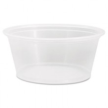Dart DCC 325PCPK 3-1/4 OZ Plastic Souffle Cup 125 Per Pack Dart DCC 325PCPK 3-1/4 OZ Plastic Souffle Cup 125 Per Pack