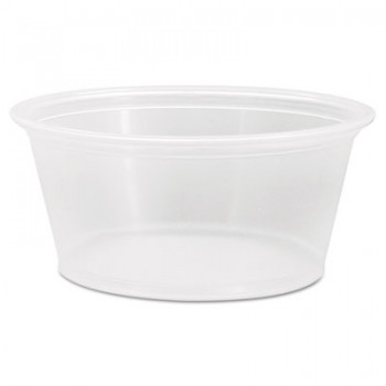 Dart DCC 325PCPK 3-1/4 OZ Plastic Souffle Cup 125 Per Pack