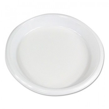 BWK PLHIPS10WH/ DCC 9PWF White 10 Inch Plastic Plates 500 Per Case BWK PLHIPS10WH/ DCC 9PWF White 10 Inch Plastic Plates 500 Per Case
