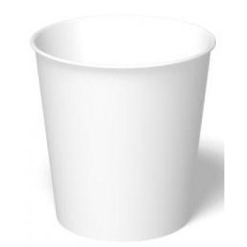IPR SMR8CB White 8oz Paper Hot Cups Carteblanc No Handle 1000 Per Case