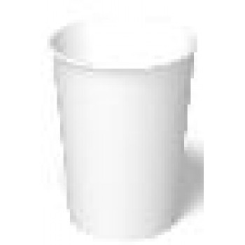 IPR SMR8CB White 8oz Paper Hot Cups Carteblanc No Handle 1000 Per Case