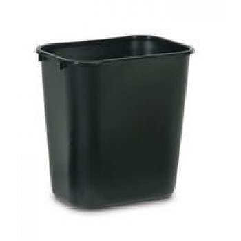 RCP295600BK Medium Wastebasket 28 1/8 Quart Black Per Each