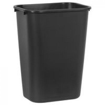 RCP 295700BK Large Wastebasket 41 1/4 Quart Black Per Each