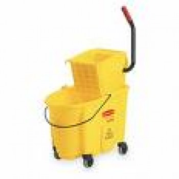 GJO 02347 Genuine Joe 35 Quart Yellow Bucket & Side Press Wringer Fits 12-32oz Mop Head Per Each GJO 02347 Genuine Joe 35 Quart Yellow Bucket & Side Press Wringer Fits 12-32oz Mop Head Per Each