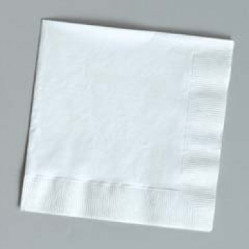 COV 139140154 2 Ply White Cocktail Napkins 12-50 Per Case