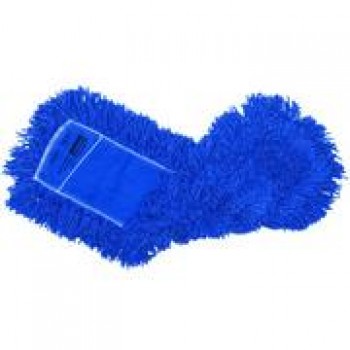 GSR AMD24B Blue Washable Microfiber 5IN x 24IN Slip On Style Dust Mop Per Each