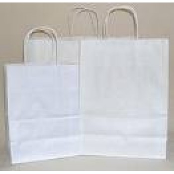 DRO 84640 13 x 6 x 16 White Sup-R-Mart Shopping Bag 65lb 250 Per Case